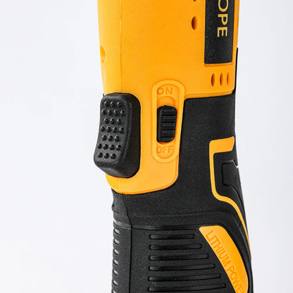 Electric ratchet wrench truss, rechargeable 90 degree right Angle, angular wrench fast stage truss