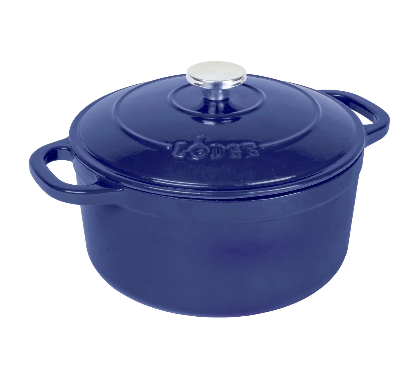 Lodge Cast Iron 5.5qt Red Dutch Oven