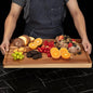 XL Thick Wood Chopping Board Side Handles