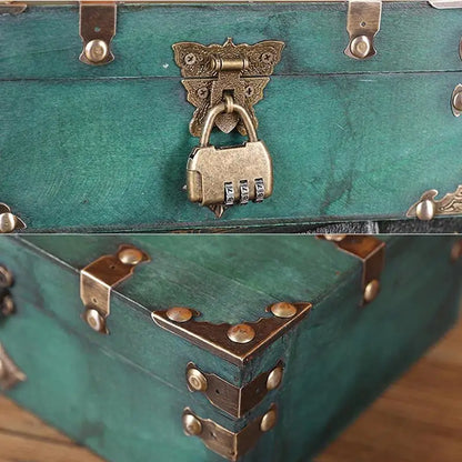 Retro Storage Wooden Jewelry Box