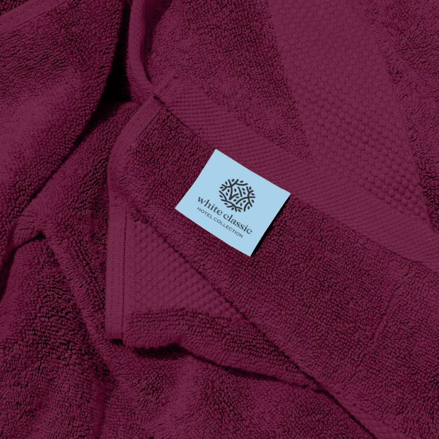Four 27x54" Red Ultra Soft Bath Towels