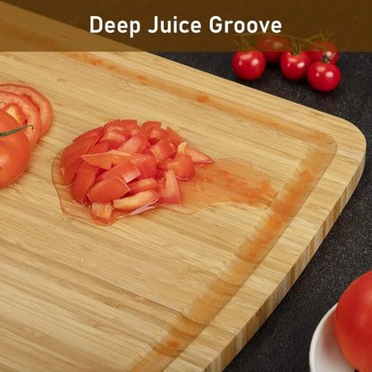 30x20" Bamboo Cutting Board for Kitchen