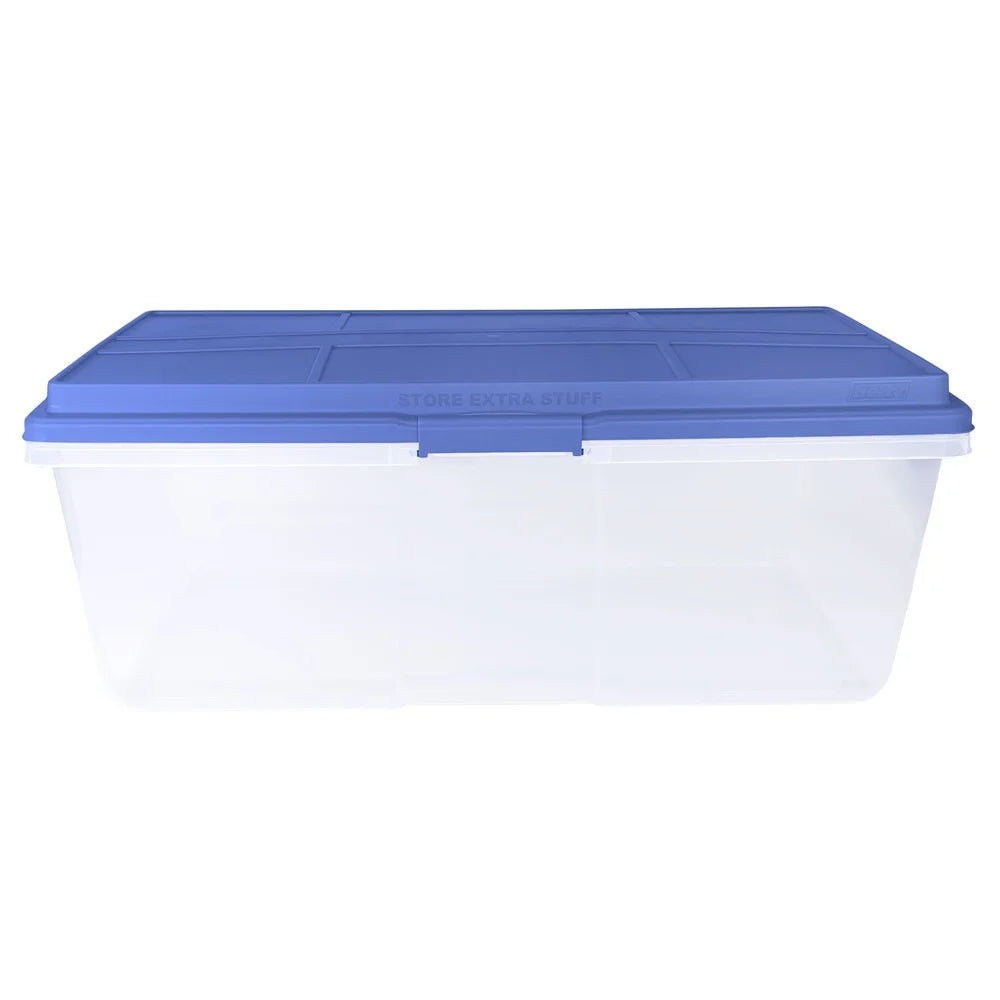 113 Quart Clear Storage Bin with Lid