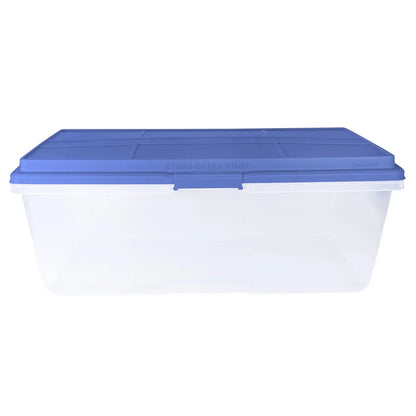 113 Quart Clear Storage Bin with Lid