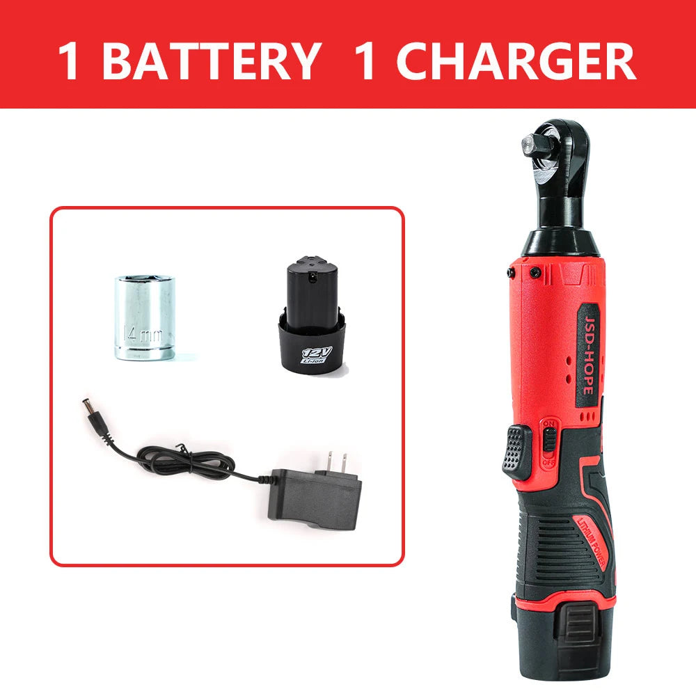 90 Degree Right Angle Electric ratchet wrench