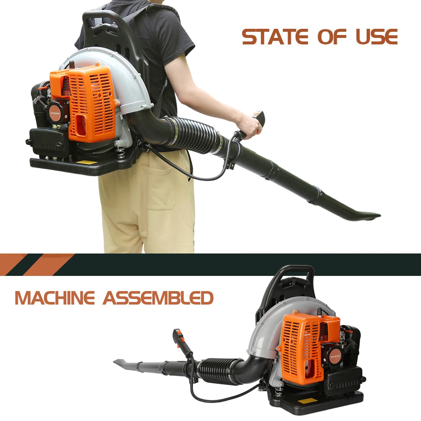 Gas Powered Leaf Blower 2-Stroke Engine Blower