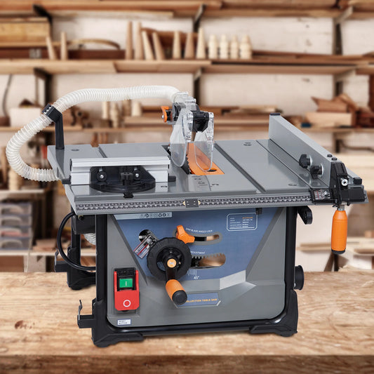 Jobsite 8.5" Table Saw Cutting 50000 RPM