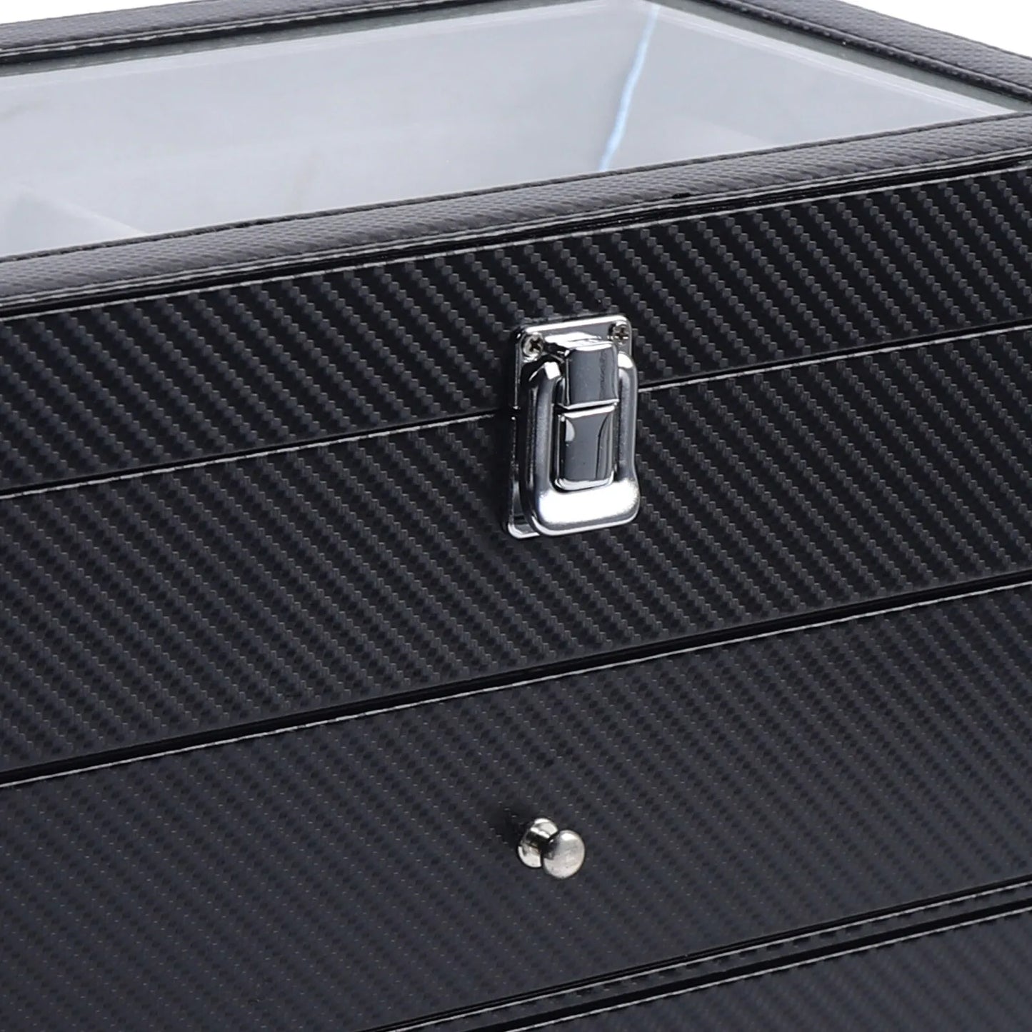 24-Slots Glass Organizer Storage Box Display Holder