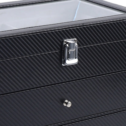 24-Slots Glass Organizer Storage Box Display Holder