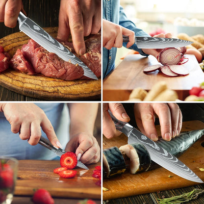 10pcs Professional Kitchen Knife Set