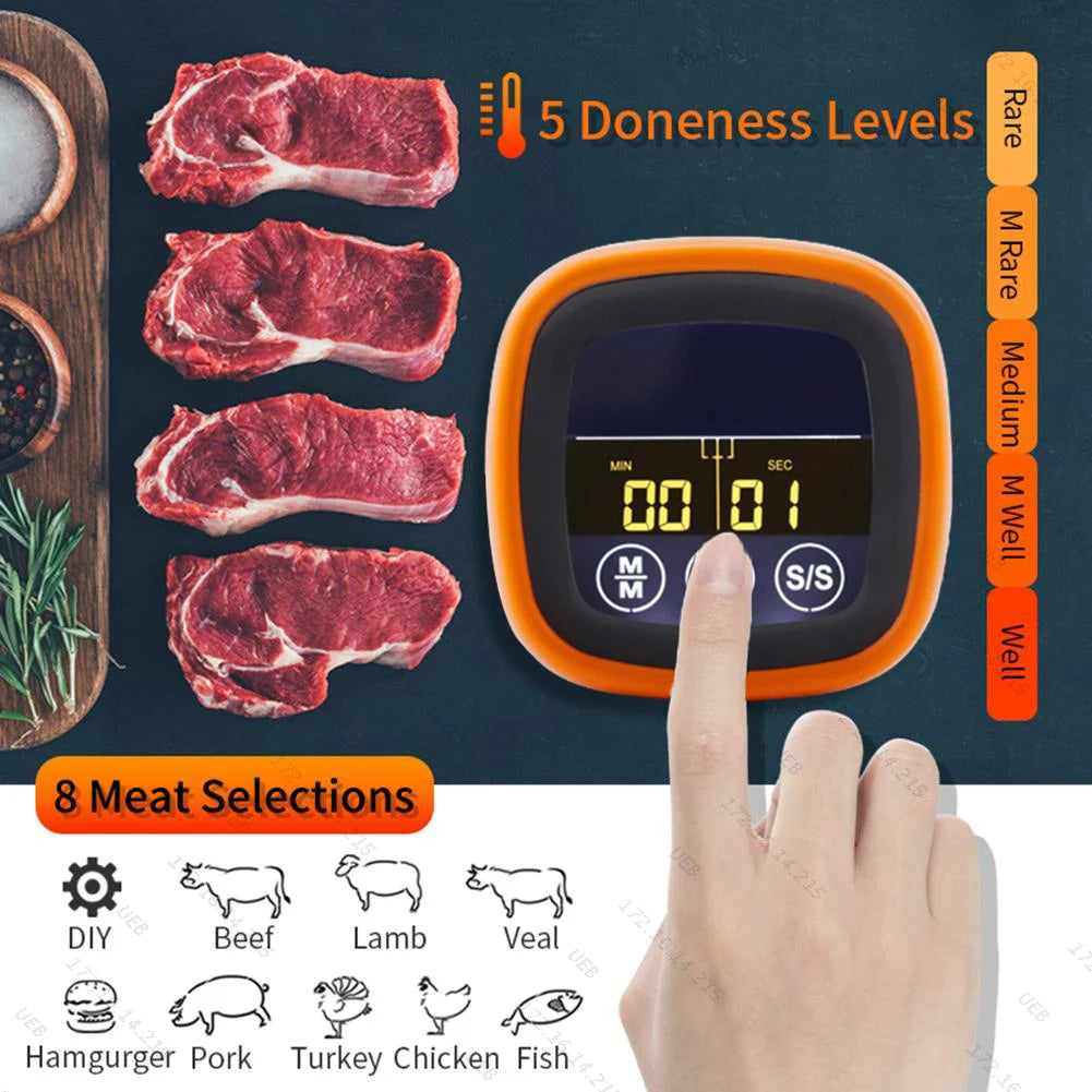 2 probe Kitchen and BBQ Digital Meat Thermometer