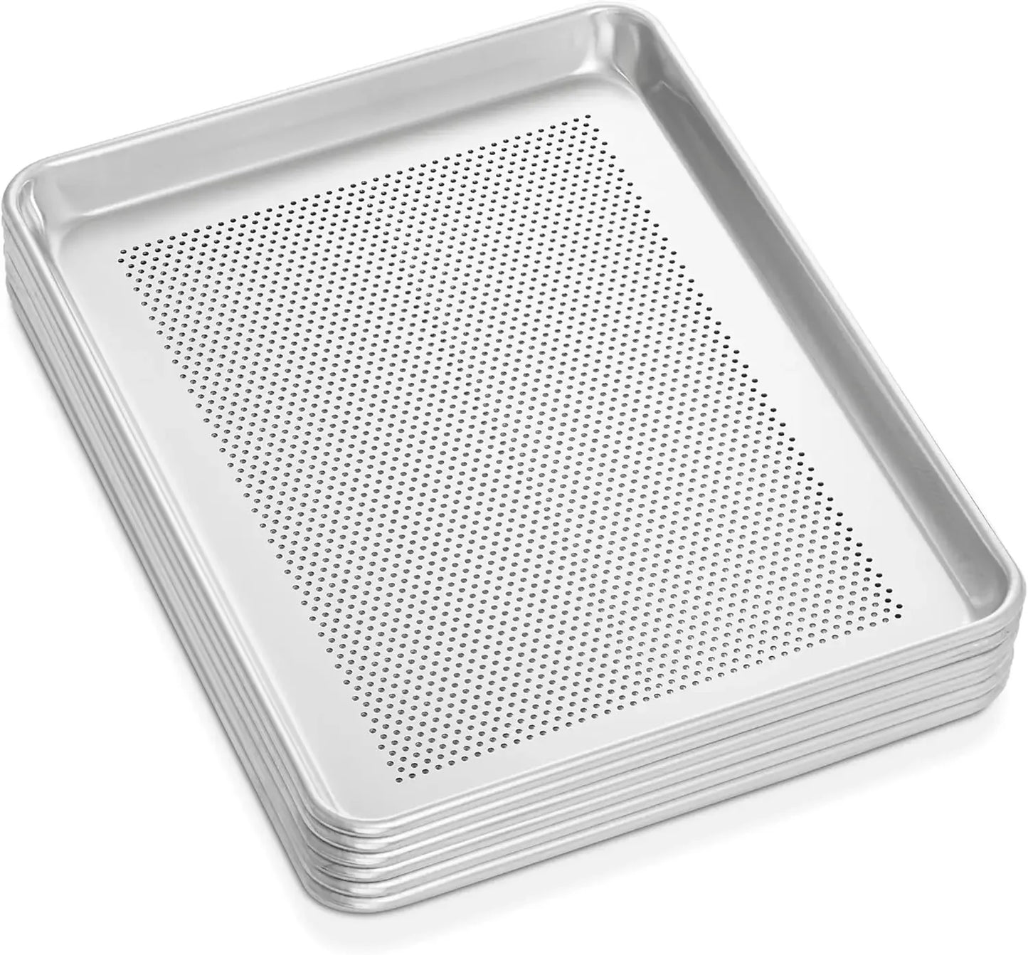 13" x 18" Commercial Grade Perforated Aluminum Baking Sheet