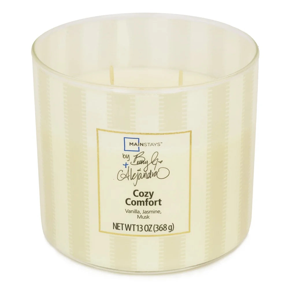 Aromatic 3-Wick Vanilla Jasmine Relaxation Candle