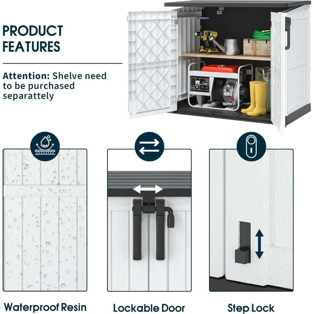 36-Cu.Ft. Outdoor Resin Storage Shed