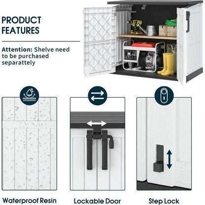 36-Cu.Ft. Outdoor Resin Storage Shed