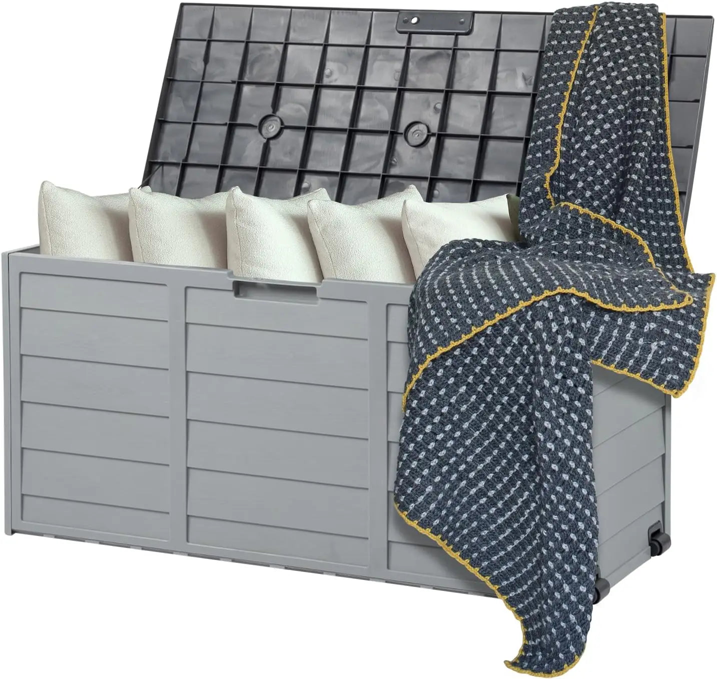 75 Gallon Lockable Patio Deck Storage Box