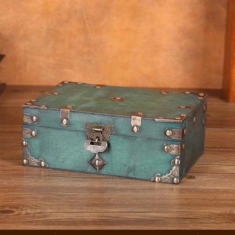 Retro Storage Wooden Jewelry Box