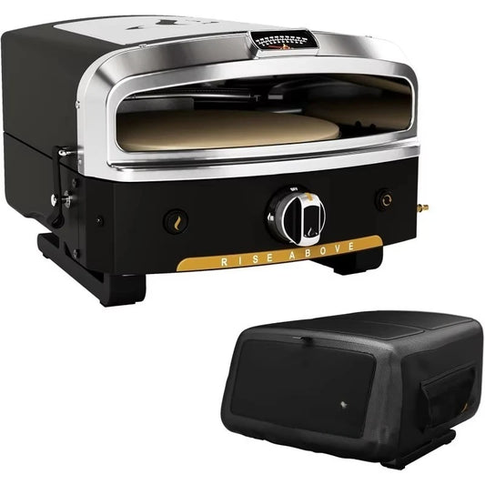 16" Outdoor Pizza Oven with Rotating Stone