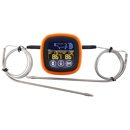 2 Probe Digital Meat Thermometer for Grilling