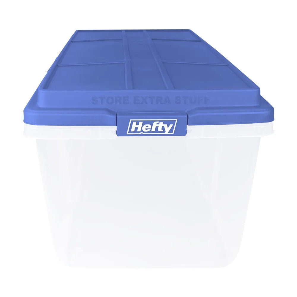 113 Quart Clear Storage Bin with Lid