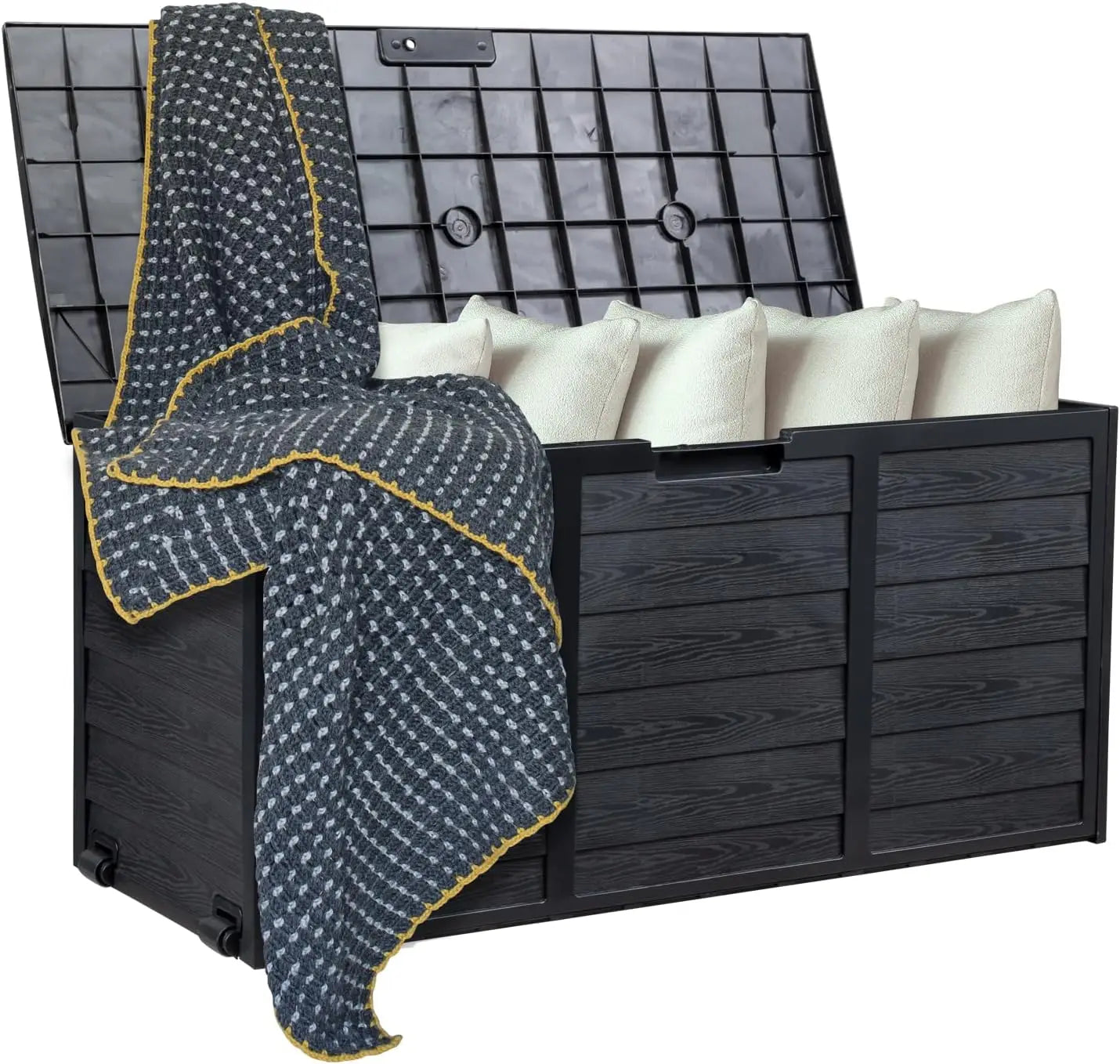 75 Gallon Lockable Patio Deck Storage Box
